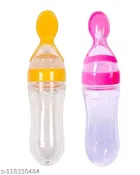 Silicone Spoon Feeding Bottle for Infants 