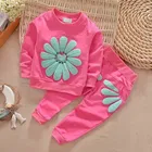 Cotton Blend Printed Clothings Set for Girls,  
