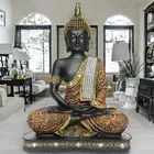 Sitting Budha Polyresin Idols 18.5Lx8Wx25 Cm