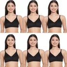 Cotton Blend Non Padded Bra for Women 