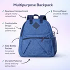 Lightweight Denim Blue School Backpack for Boys & Girls
