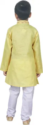 Cotton Embroidery Kurta & Pajama Set for Boys 