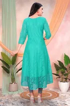 Net Kurti for Women,  Green  
