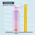 Pexpo Craft Pro 1000 Stainless Steel Sports/Fridge Water Bottle with Sipper Cap - 950ml | BPA Free - Pink & Purple Ombre