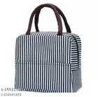 Polyester Handbag for Women (Black & White)