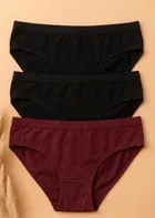 Soft Breathable Bikini Briefs for Women Combo 
