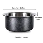 SimpleHome Aluminium Milk Pots & Topes 800 ml 14cm