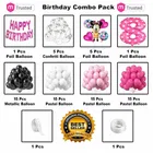 Minnie Mouse Theme 8th Happy Birthday Decoration,Multicolour,Set Of 1