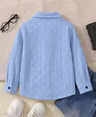 Self Design Cotton Blend Shirt for Boys 