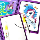 Water Pen with Colorful Reusable Quick Dry Book for Kids (Set of 1)