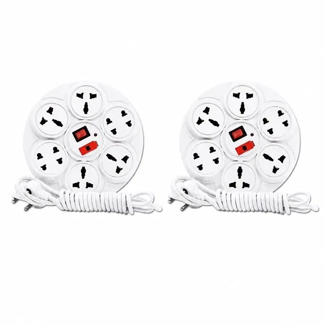 Kaltron 8 In 1 Universal Extension Board (White, Pack of 2)