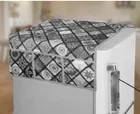 Knit Printed Fridge 3 Pcs Mat with Top & Handle Cover 