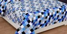 Polycotton Double Bedsheet with 2 Pillow Cover 