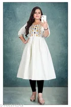 Embroidered Cotton Kurti for Women 