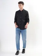 100% Cotton Full Sleeves Solid Shirt for Men 