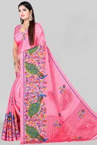 Georgette Printed Saree for Women 