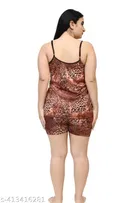 Satin Nightdress Set for Women 