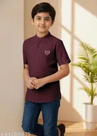 Embroidered Polycotton Polo for Boys 