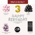 3rd Happy Birthday Balloon Decoration Kit, Multicolor, Pack Of 64