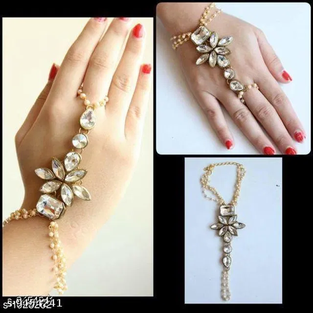 Alloy Bracelet for Women (Multicolor)
