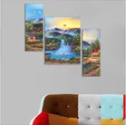 MDF 3 Pcs Designer Wall Painting for Home & Office 