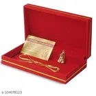 Hanuman Yantra with Locket Gold-Plated Metal Pendant Set for Men 