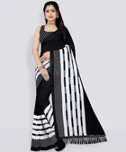 Georgette Printed Saree for Women 