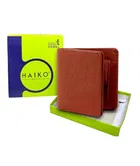 Casual Bifold tan wallet for men (Pack of 1)