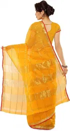 कनूड़ा प्रिंट्स फैंसी विमेंस नेट प्रिंटेड साड़ी 