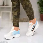 Sports Shoes for Men, White & Blue 
