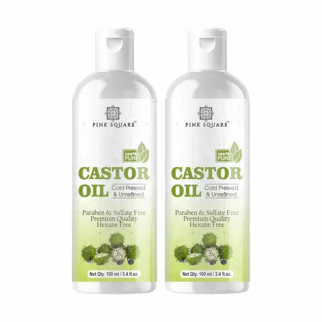 Cold Pressed Castor Oil Combo (Pack of 2, 100 ml)