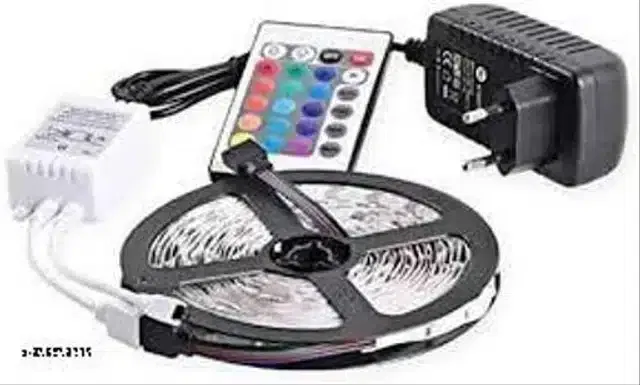 Remote Control LED Strip Lights (Multicolor, 5 m)