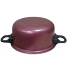 Aluminium Non-Stick Deep Frying Pan, Red, 20 cm, 2000 ml