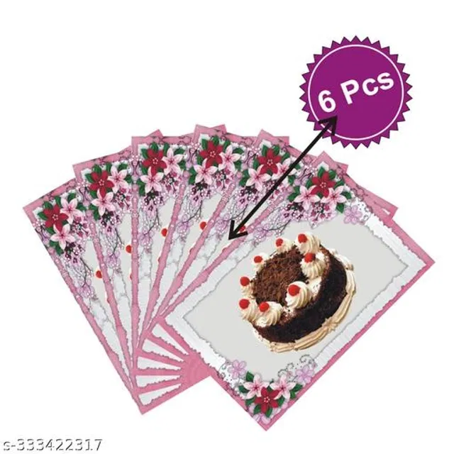 PVC Table Placemat (Multicolor, 45x30 cm) (Pack of 6)