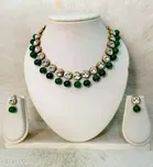 Alloy Necklace with Earrings for Women 