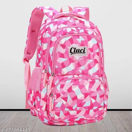 Canvas Backpack Bag, Pink