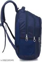 Polyester Backpack for Men & Women, Navy Blue