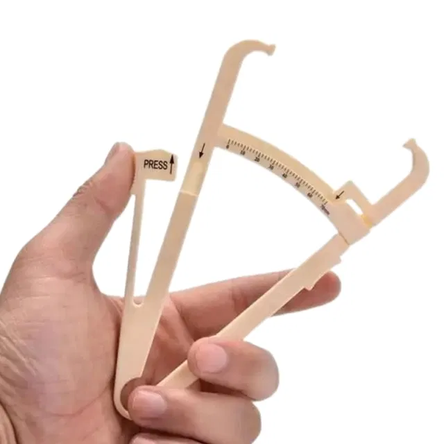 Lightweight Eco-Friendly Body Fat Measuring Caliper (Multicolor, Pack of 1)