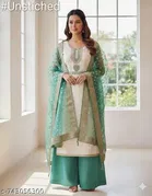 Silk Blend Punjabi/All Over Suits for Women 