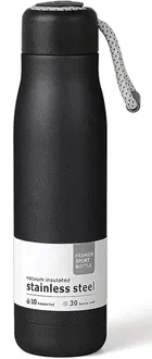 Premium Stainless Steel Vacuum Bottle – Insulated, Leakproof Flask with Strap 
