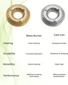 Khaitan 3B BP JIO Black Glass Manual Gas Stove  