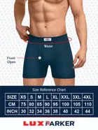 Lux Parker Cotton Solid IE Long Trunks for Men 