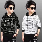 Cotton Blend Printed Hoodies for Boys 