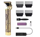 Metal Buddha Trimmer For Men Gold 