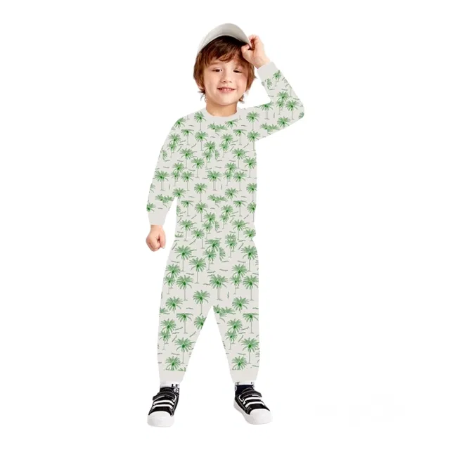 Cotton Printed Nightsuit for Kids (White, 4-5 Years)
