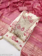 Silk Blend Punjabi/All Over Suits Semi-Stitched Suits 
