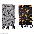 Chiffon Scarves for Women, Multicolor, Pack of 2