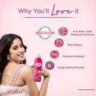 वि-जॉन फ़ेदर टच रोज़ एलोवेरा हेयर रिमूवल स्प्रे महिलाओं के लिए 100 g