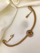 Zircon Gold-plated Copper Jewellery Set for Women 