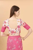 Trendy Zoya Silk Saree with Blouse Piece For Women 